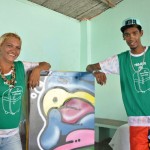 Geladeira Cultural’ promove inclusão através da arte na Barra dos Coqueiros  - Desenvoltura dos alunos é aparente e desperta a abordagem de temas comuns na cultura hip hop