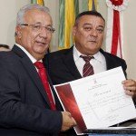Jackson Barreto recebe homenagem da Câmara de São Cristóvão - Rivanda Batalha e Jackson Barreto