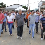 Jackson Barreto visita obras de infraestrutura em cidades do interior sergipano - O secretário Valmor Barbosa / Visita a Riachuelo