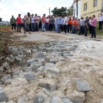 Jackson Barreto visita obras de infraestrutura em cidades do interior sergipano - O secretário Valmor Barbosa / Visita a Riachuelo