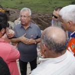 Jackson Barreto visita obras de infraestrutura em cidades do interior sergipano - O secretário Valmor Barbosa / Visita a Riachuelo