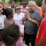 Jackson Barreto visita obras de infraestrutura em cidades do interior sergipano - O secretário Valmor Barbosa / Visita a Riachuelo