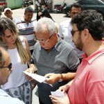Jackson Barreto visita obras de infraestrutura em cidades do interior sergipano - O secretário Valmor Barbosa / Visita a Riachuelo