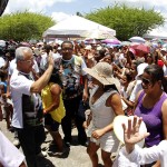 Jackson Barreto acompanha missa em Divina Pastora -