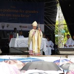 Jackson Barreto acompanha missa em Divina Pastora -
