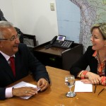 Jackson recebe garantia de liberação de recursos para Hospital do Câncer - Jackson Barreto e ministra Gleisi Hoffmann