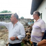 Governo entregará ônibus e escola reformada em Propriá - Escola Estadual Dom Antônio Cabral durante a reforma