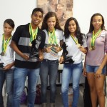 Medalhistas de Atletismo em São Luis visitam o secretário Mauricio Pimentel   -