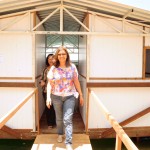 Projeto de inclusão produtiva em Santana do São Francisco recebe balsa flutuante - A  secretária adjunta  Maria Luci