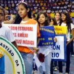 Alunos do Mais Educação lotam Constâncio Vieira em encontro do programa -