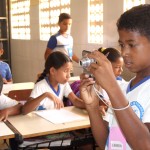 Alunos contam história da miscigenação do Brasil em vídeo selecionado pelo MEC - A estudante Emily Vitória da Silva Santos / Fotos: Juarez Silveira/Seed