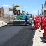 Governo de Sergipe leva capeamento asfáltico às ruas de Macambira - Fotos: Jorge Reis/Seinfra