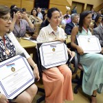 Secretária adjunta da Educação é homenageada pela AL   - A deputada Angélica Guimarães
