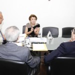Jackson recebe presidente do TJSE e desembargadores em audiência - Fotos: Marcos Rodrigues/ASN