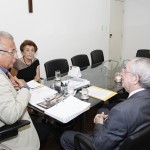 Jackson recebe presidente do TJSE e desembargadores em audiência - Fotos: Marcos Rodrigues/ASN