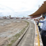 Jackson vistoria obras do Batistão e viaduto do Detran - Visita às obras do viaduto do Detran (Fotos: Marcos Rodrigues/ASN)