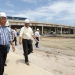 Jackson vistoria obras do Batistão e viaduto do Detran - Visita às obras do viaduto do Detran (Fotos: Marcos Rodrigues/ASN)