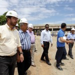 Jackson vistoria obras do Batistão e viaduto do Detran - Visita às obras do viaduto do Detran (Fotos: Marcos Rodrigues/ASN)