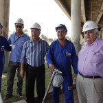 Jackson vistoria obras do Batistão e viaduto do Detran - Visita às obras do viaduto do Detran (Fotos: Marcos Rodrigues/ASN)