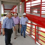 Jackson vistoria obras do Batistão e viaduto do Detran - Visita às obras do viaduto do Detran (Fotos: Marcos Rodrigues/ASN)