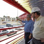 Jackson vistoria obras do Batistão e viaduto do Detran - Visita às obras do viaduto do Detran (Fotos: Marcos Rodrigues/ASN)