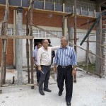 Jackson Barreto visita obras de escolas em Aracaju - Visista à reforma da Escola Augusto Franco