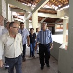 Jackson Barreto visita obras de escolas em Aracaju - Visista à reforma da Escola Augusto Franco