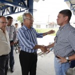 Jackson Barreto visita obras de escolas em Aracaju - Visista à reforma da Escola Augusto Franco
