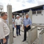 Jackson Barreto visita obras de escolas em Aracaju - Visista à reforma da Escola Augusto Franco