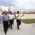 Jackson Barreto visita obras de escolas em Aracaju - Visista à reforma da Escola Augusto Franco