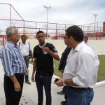 Jackson Barreto visita obras de escolas em Aracaju - Visista à reforma da Escola Augusto Franco