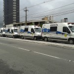 Sejuc recebe do Ministério da Justiça cinco novos carroscelas para transporte de presos - Fotos: Ascom/Sejuc