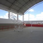 Governo constrói quadra esportiva em N. Sra. de Lourdes -