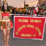 Mais de 1.200 alunos de Salgado desfilam em homenagem ao Dia da Consciência Negra - (Fotos: Ascom/Seed)