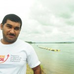 Governo entrega balsa flutuante a pescadores de Telha - O pescador e presidente da Associação dos Moradores da Vila São Domingos