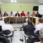 Jackson expõe projeto da rodovia SE 100 Norte aos vereadores de Pirambu - Fotos: Victor Ribeiro/ASN