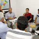 Jackson Barreto recebe lideranças políticas -