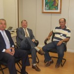 Diretoria do Banese mantém encontro com prefeitos - O prefeito de Amparo do São Francisco
