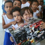 Brinquedos arrecadados do “Reutilize Alegria” começam a ser doados - Fotos: Ascom/Semarh