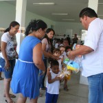 Brinquedos arrecadados do “Reutilize Alegria” começam a ser doados - Fotos: Ascom/Semarh