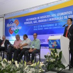 Saumíneo representa Jackson na abertura da Rodada de Negócios Petróleo e Gás - Fotos: Ascom/Sedetec