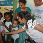'Reutilize Alegria' beneficia crianças dos bairros Coqueiral e Porto Dantas - Fotos: Ascom/Semarh