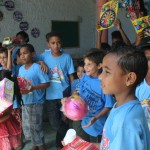 'Reutilize Alegria' beneficia crianças dos bairros Coqueiral e Porto Dantas - Fotos: Ascom/Semarh