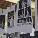 Jovens do Augusto Franco aprendem técnicas de xilogravura e estamparia - Fotos: Ascom/Secult