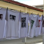 Jovens do Augusto Franco aprendem técnicas de xilogravura e estamparia - Fotos: Ascom/Secult