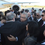 Jackson recepciona o corpo de Marcelo Déda no aeroporto Santa Maria -
