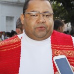 Jackson participa de procissão e missa ao lado de fiéis na Barra dos Coqueiros - Fotos: Victor Ribeiro/ASN