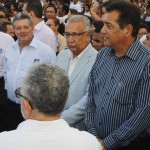 Jackson participa de procissão e missa ao lado de fiéis na Barra dos Coqueiros - Fotos: Victor Ribeiro/ASN
