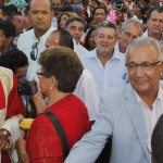 Jackson participa de procissão e missa ao lado de fiéis na Barra dos Coqueiros - Fotos: Victor Ribeiro/ASN