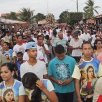Jackson participa de procissão e missa ao lado de fiéis na Barra dos Coqueiros - Fotos: Victor Ribeiro/ASN